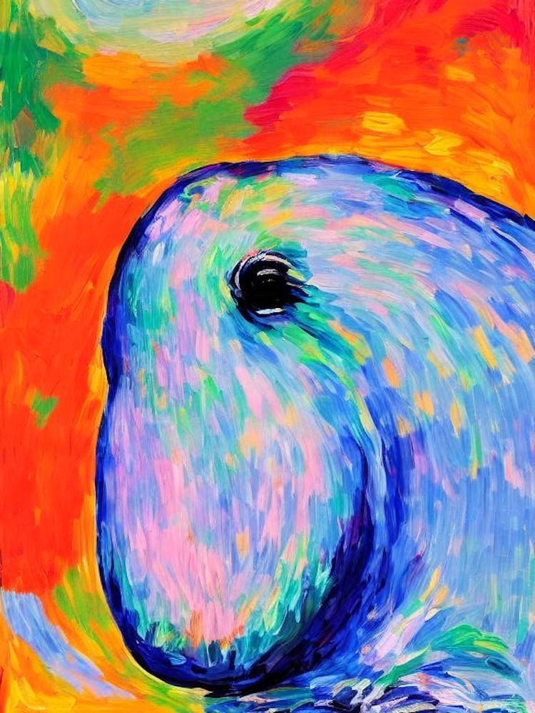 Elephant Seal Matisse Inspired