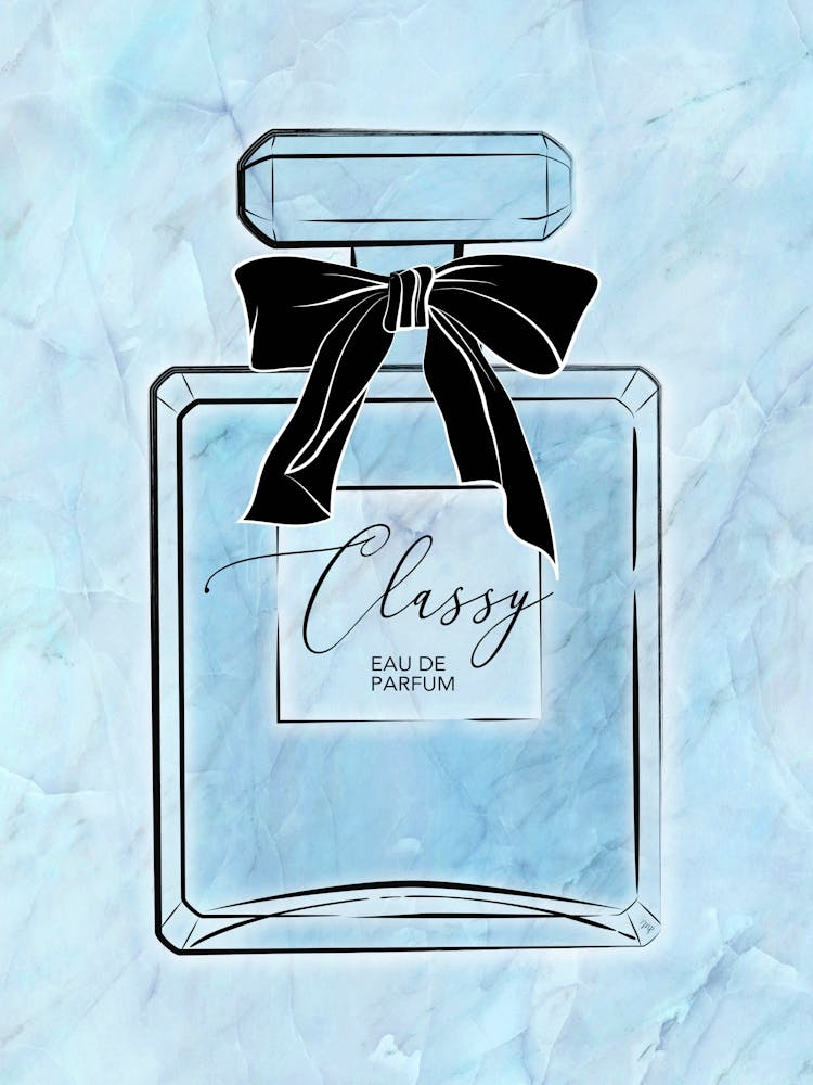 Parfum chic bleu