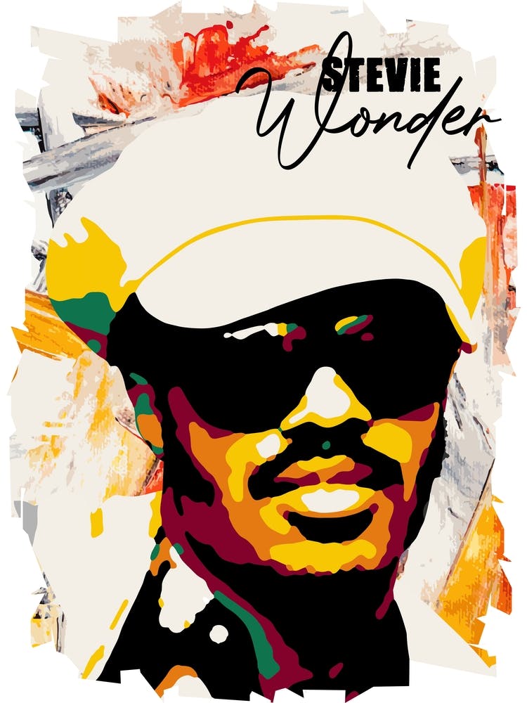 Stevie Wonder Colorful v3