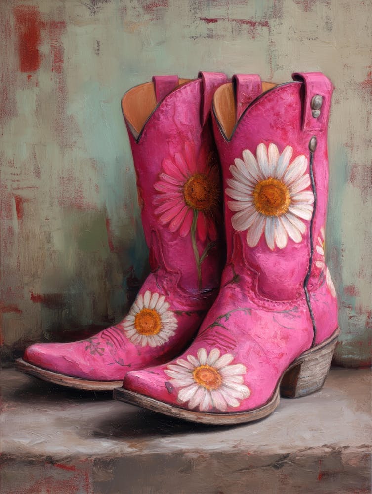 Pink Cowboy Boots 2