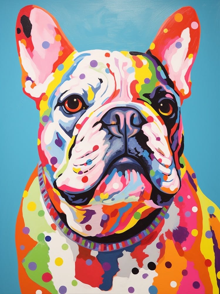 Bulldog Pop Art Inspired 1