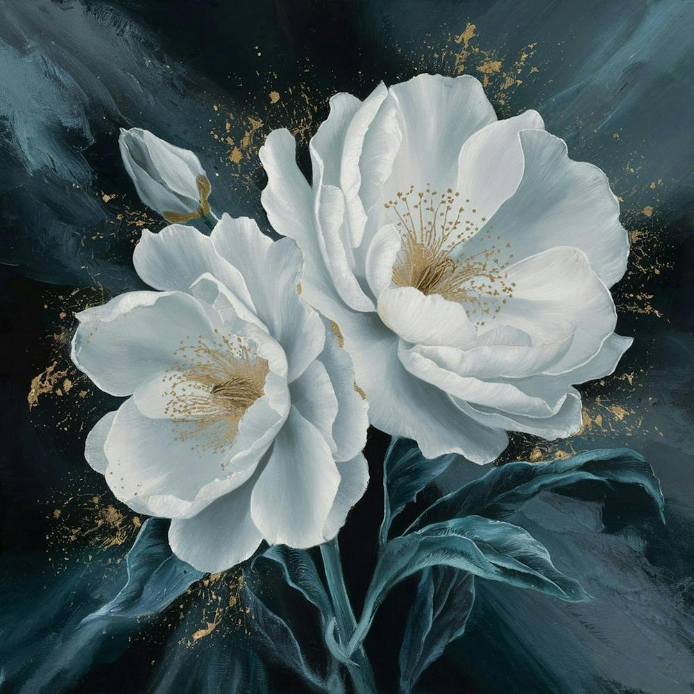 White Peonies