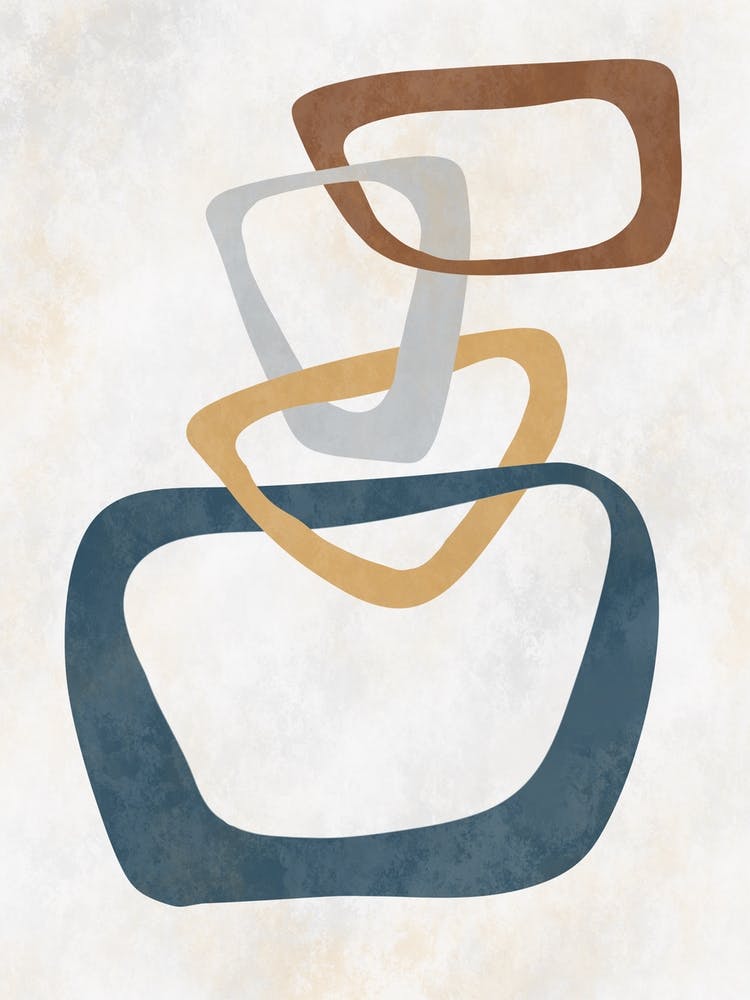 Abstract Shapes Canvas Print