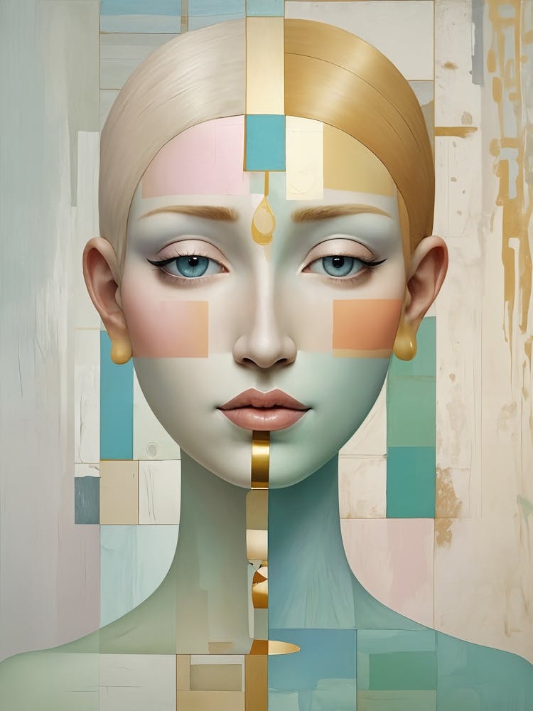 Abstract Portrait Of A Woman no1