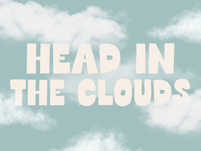 Head In The Clouds | Creme und Blau