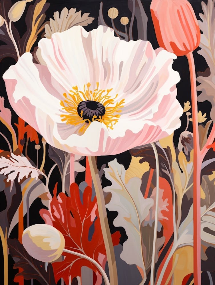 Poppy 1 Flower Painting