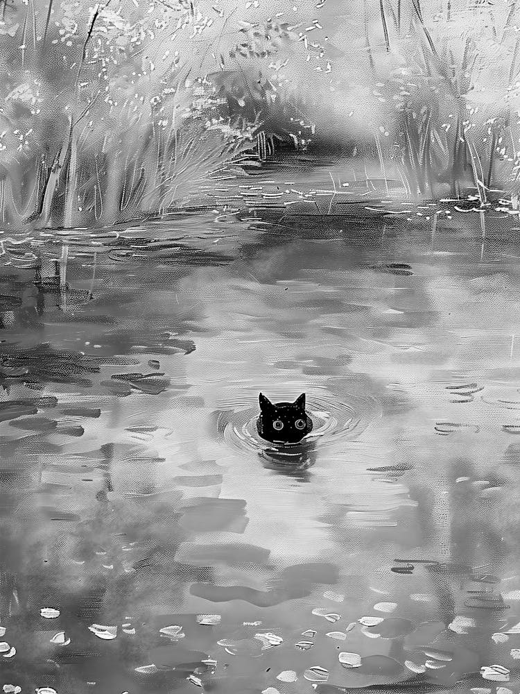 Cat In The Water