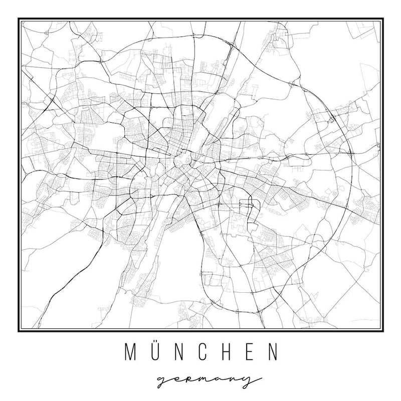 München Germany Street Map