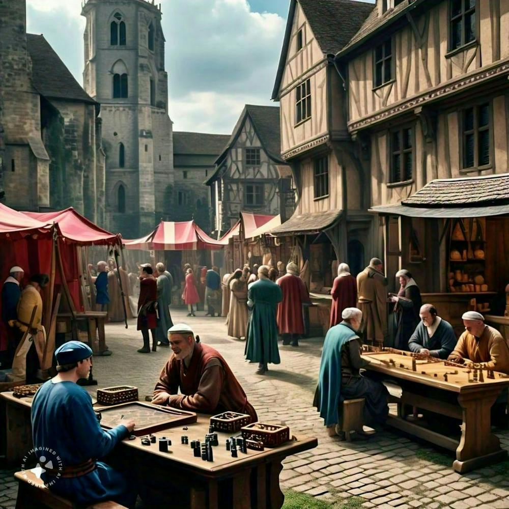 Medieval game station