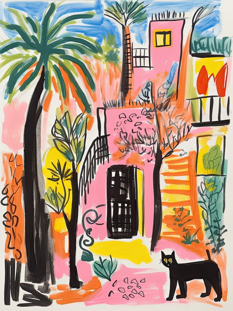 Baghdad, Dreamy Storybook Illustration 2