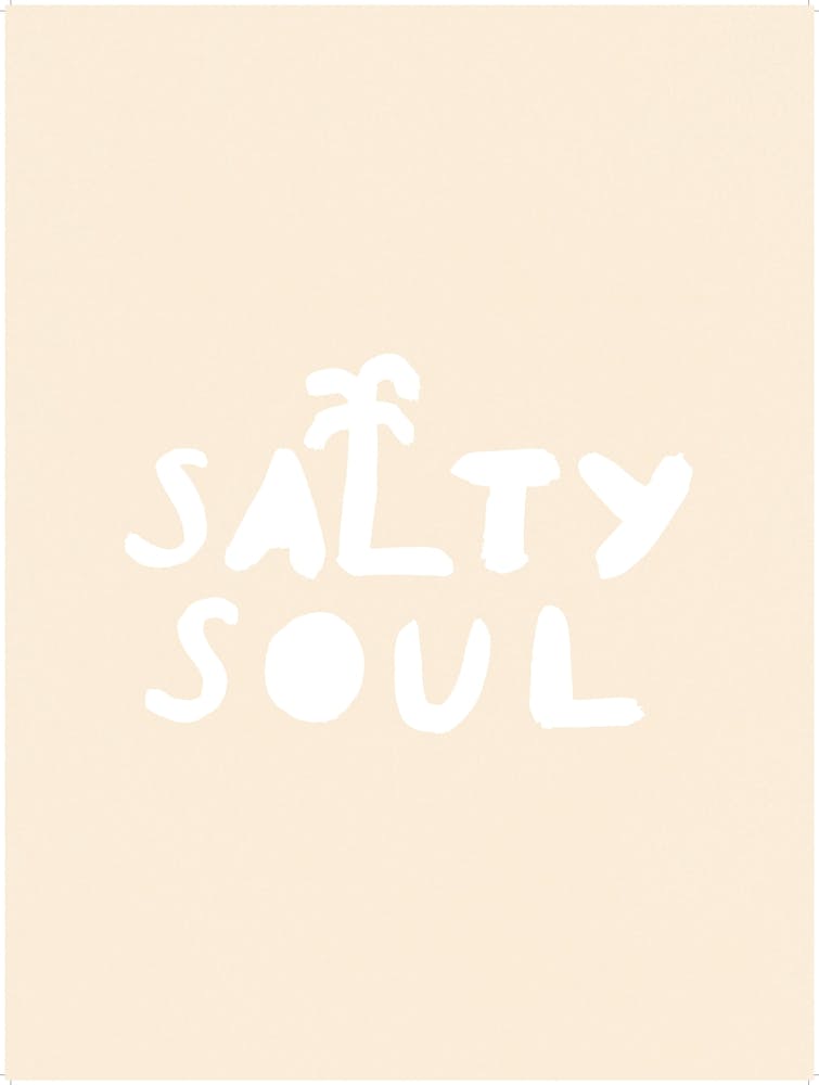 Salty Soul Beach Wall Art Living Room Decor Ocean Themed Surf Digital Wall Art Surf Poster Surfer Room Beach House Decor DIGITAL DOWNLOAD