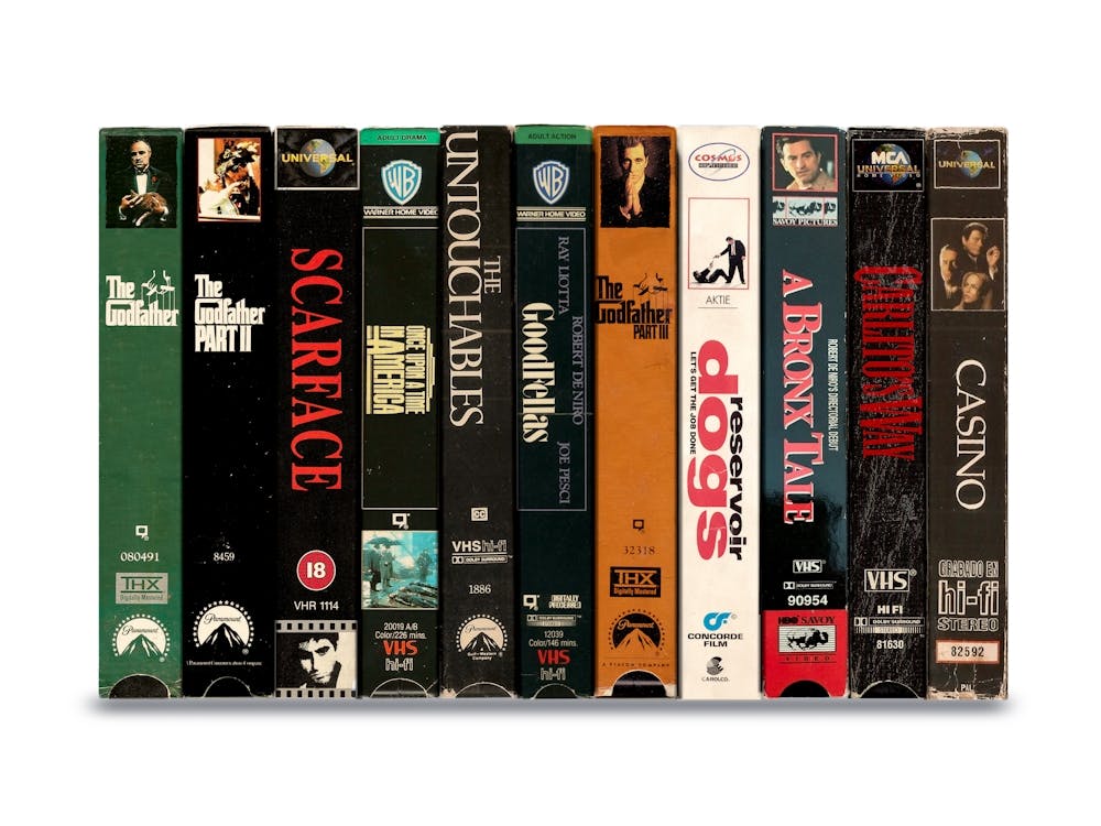 Classic Gangster Movies Poster - Vintage VHS Film Print