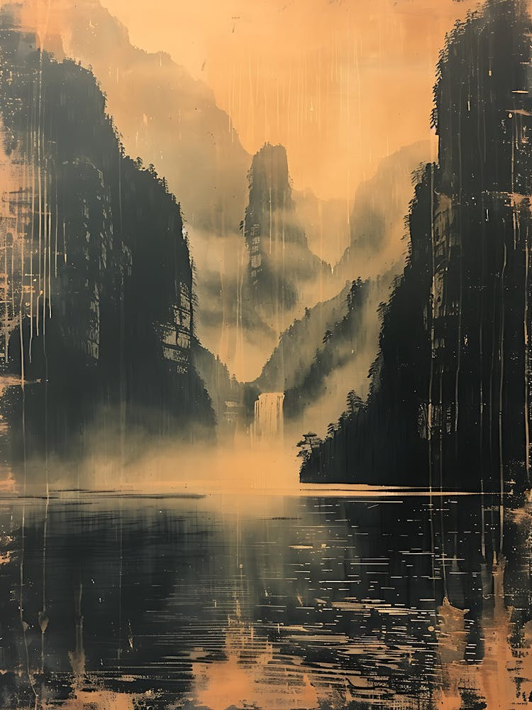 Antique Chinese Landscape Painting 2