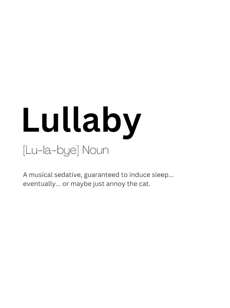 Lullaby Definition Meaning
