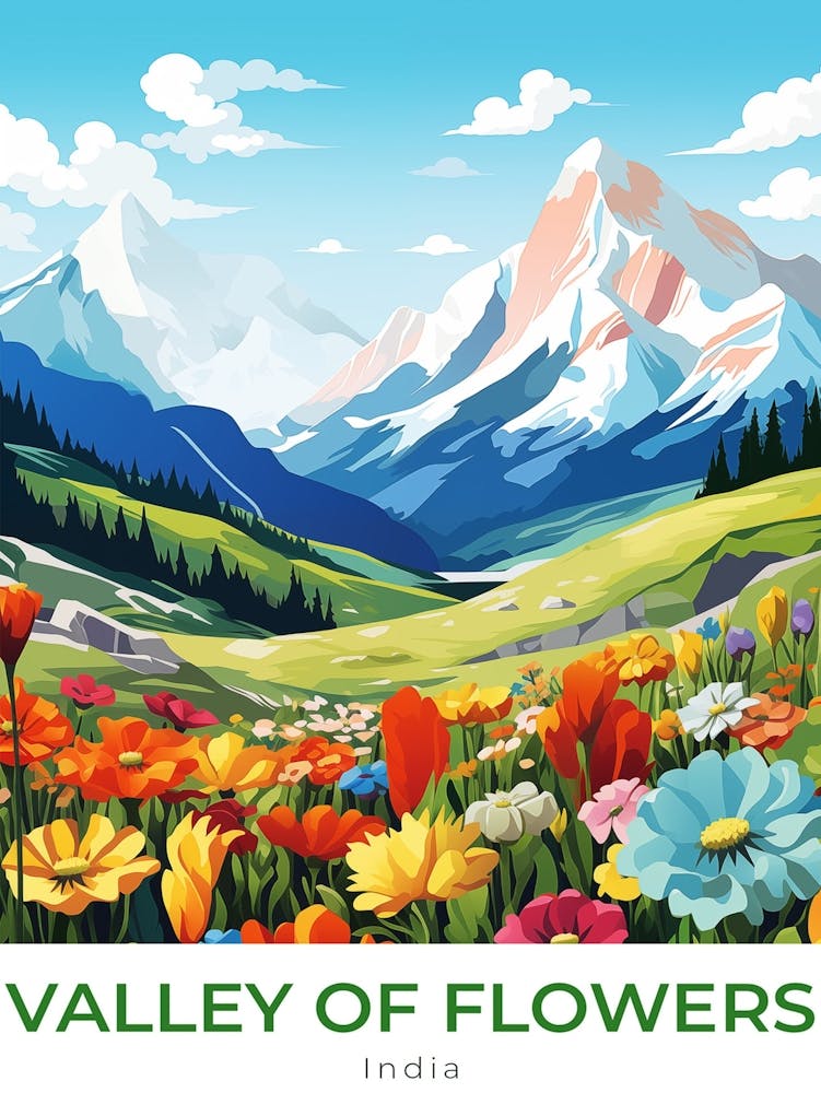 India Valley Of Flowers Travel