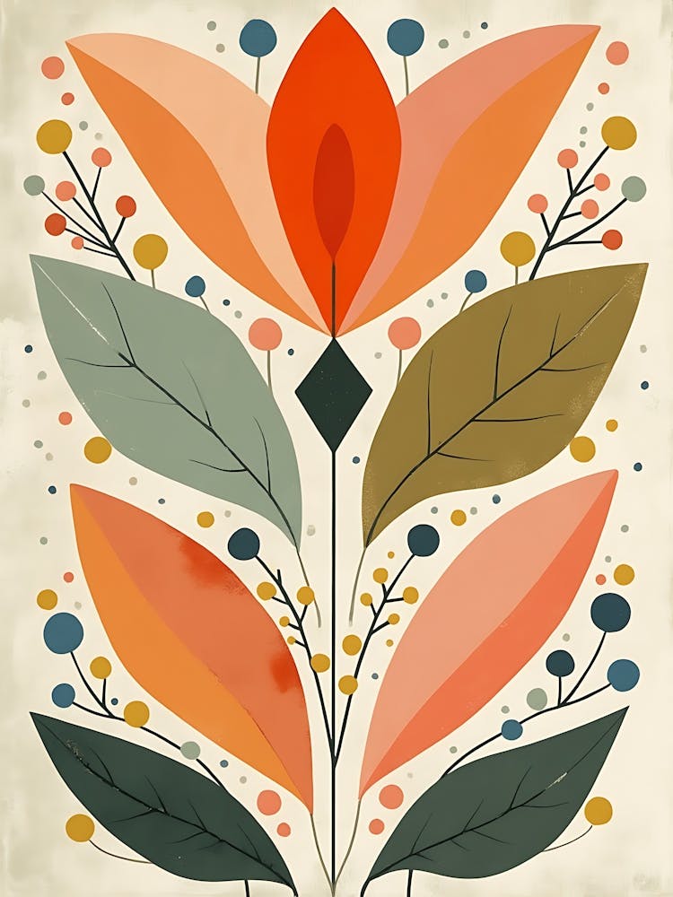 Abstract Floral Painting 2