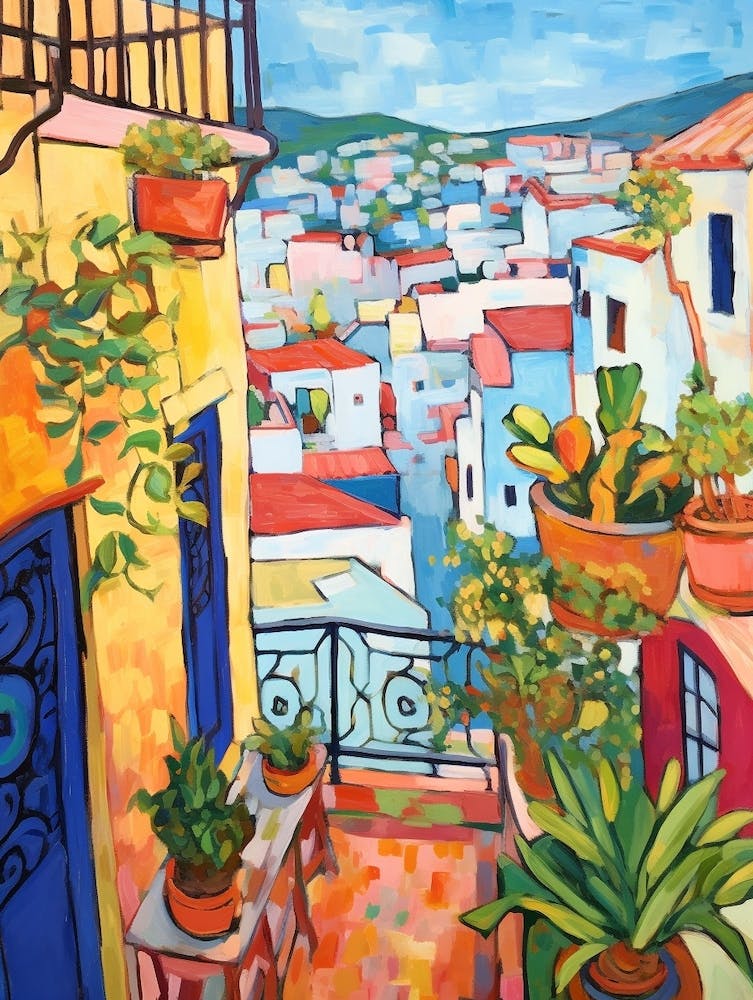 Tangier Morocco 2 Fauvist Painting