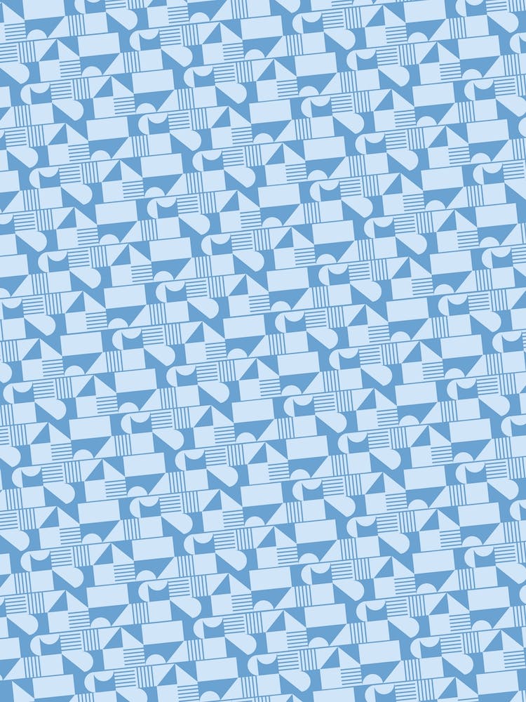 Blue Geometric
