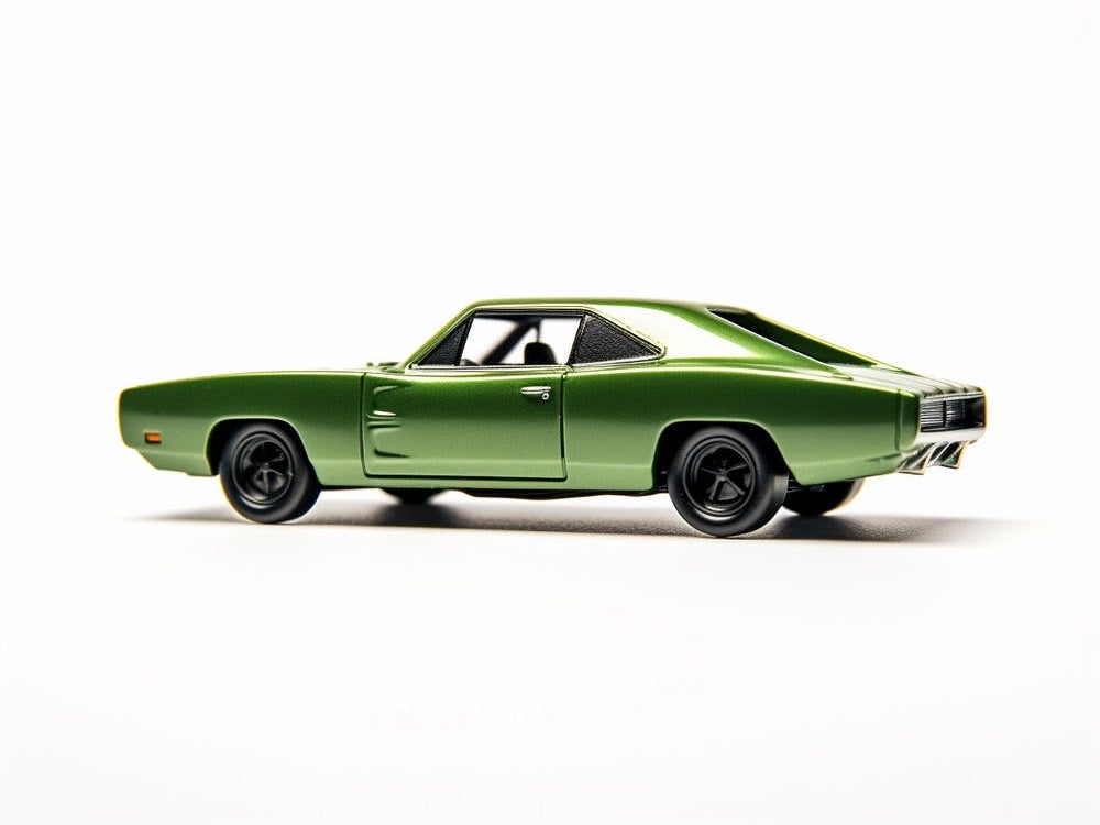 Toy Car 69 Dodge Charger Daytona Green