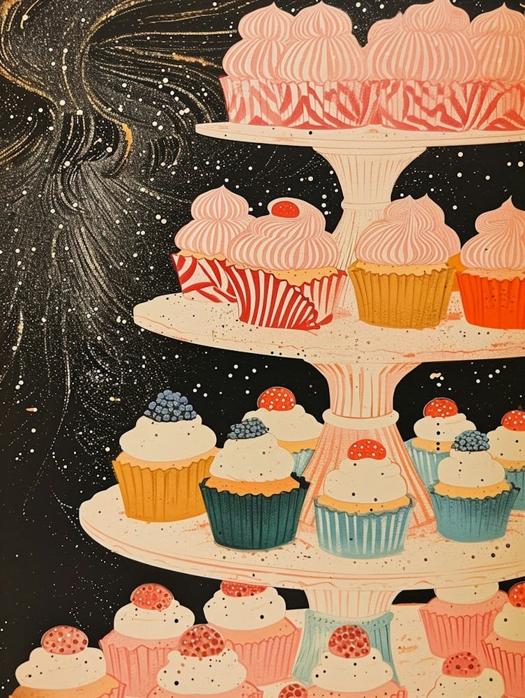 Art Deco Cupcakes