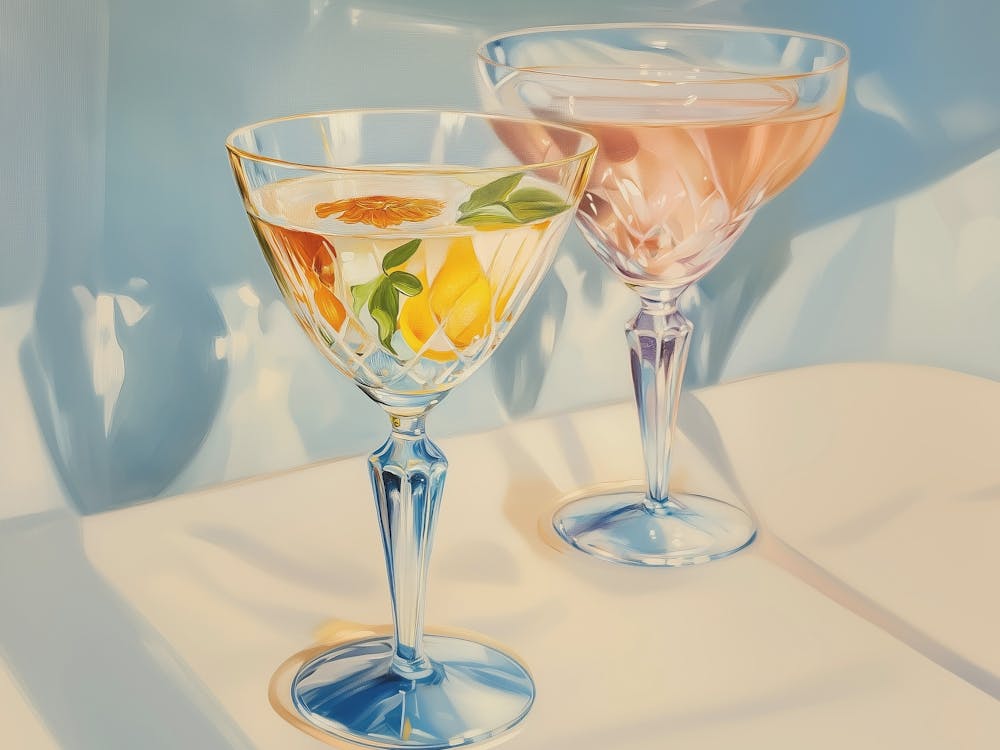 Cocktails with Citrus Garnishes