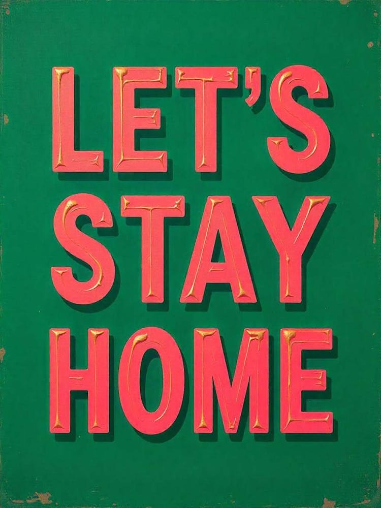 Let’S Stay Home Green Hallway 1