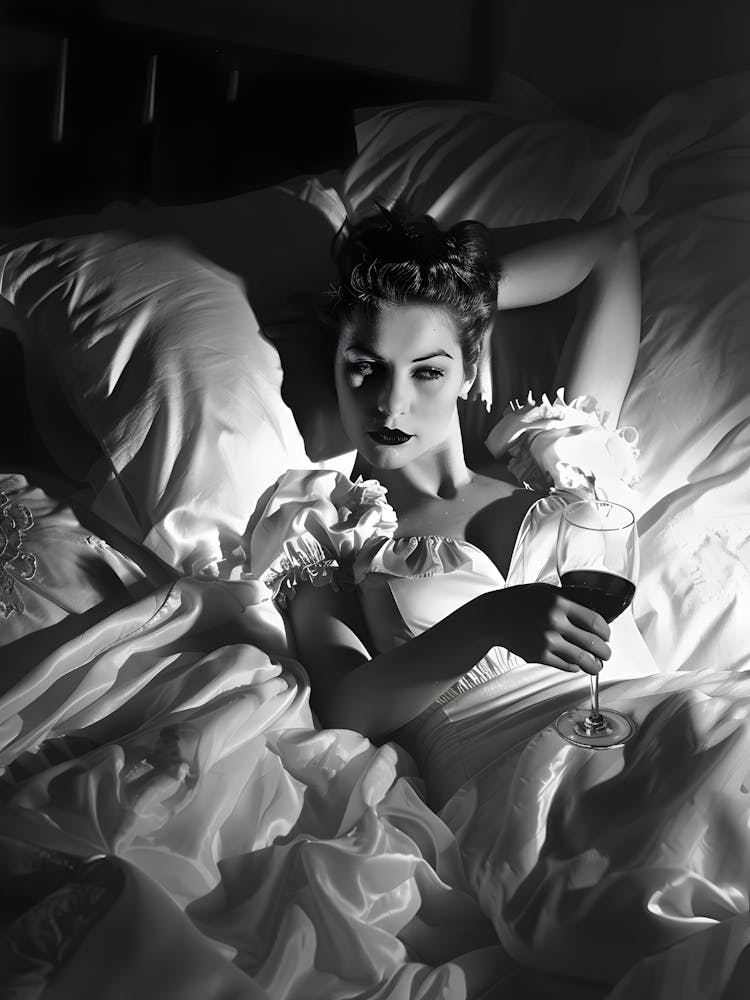Girl In Bed