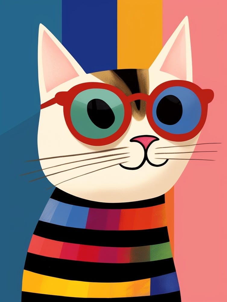 Little Cat 4 Wearing Sunglasses