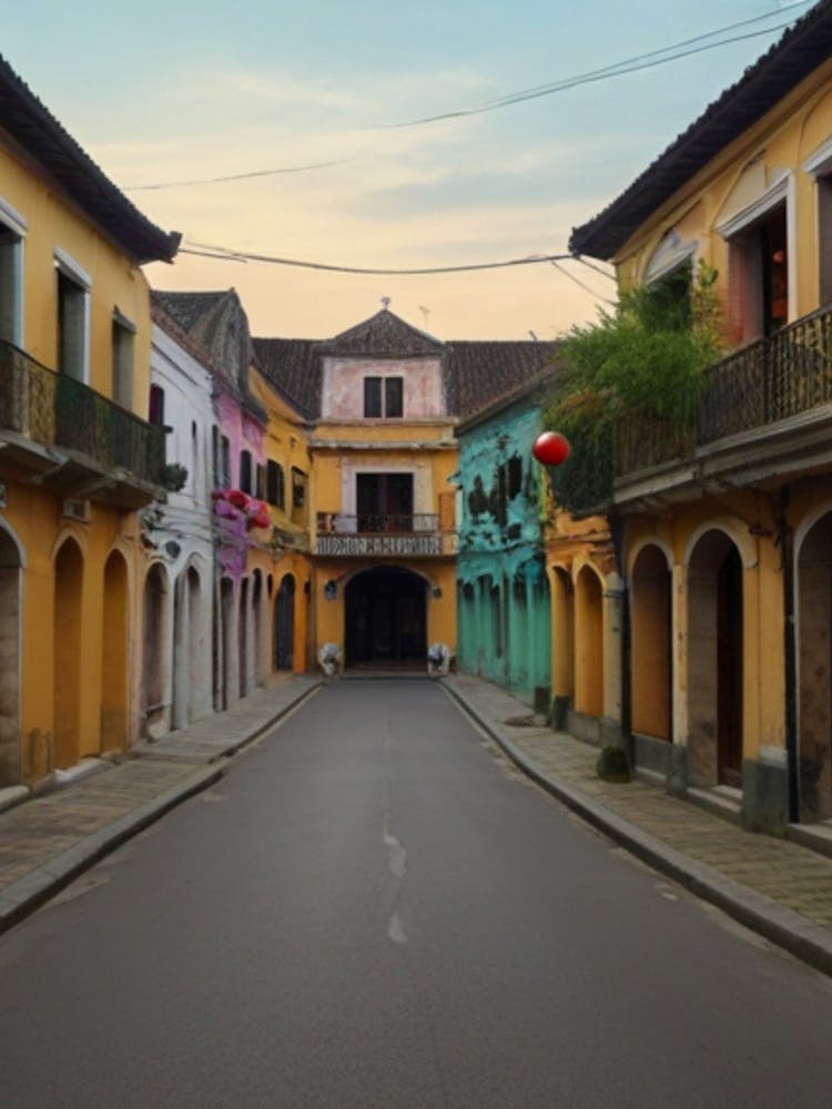 Street In Colombia