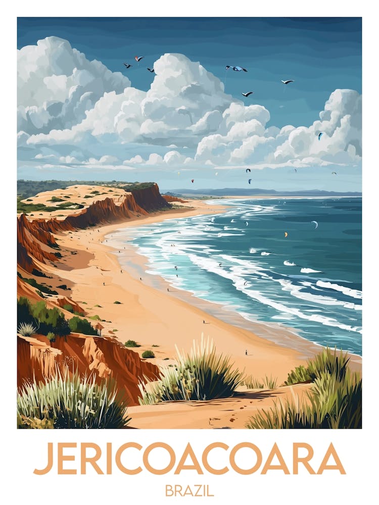 Affiche de voyage Jericoacoara