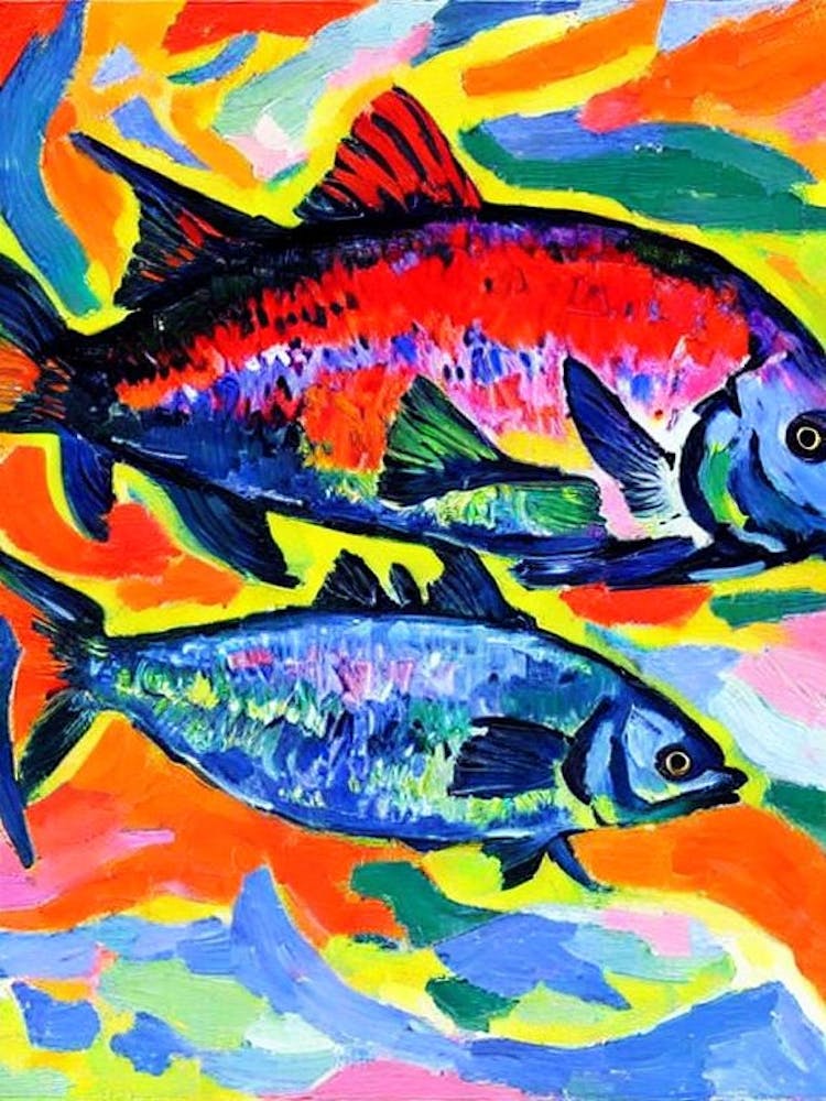 Black Sea Bass II Matisse Inspired