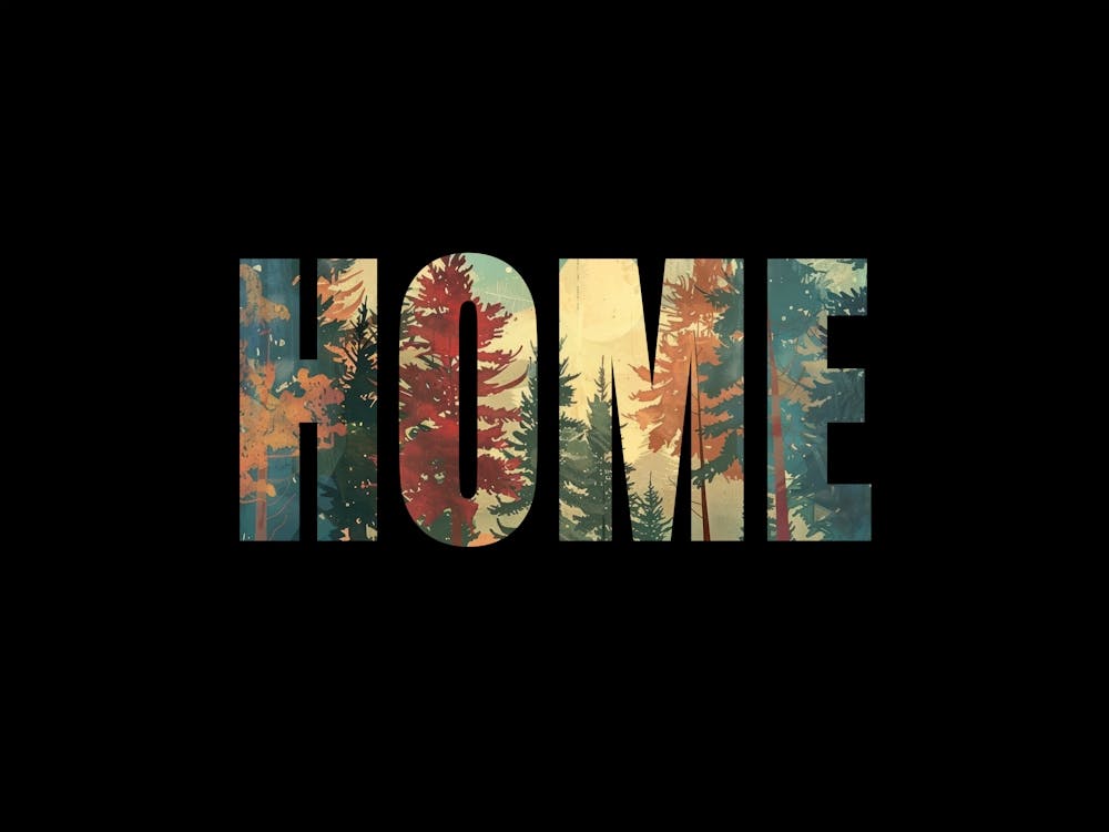 Home Poster Landscape Forest Illustration 5