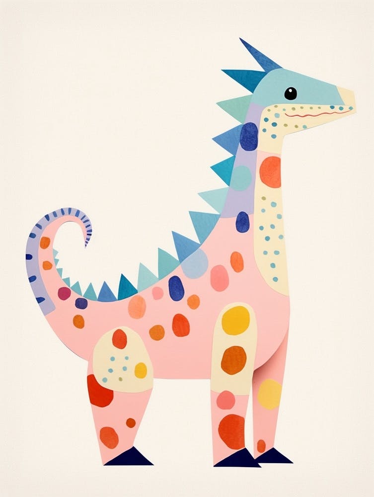 Nursery Dinosaur Art Anchisaurus 2