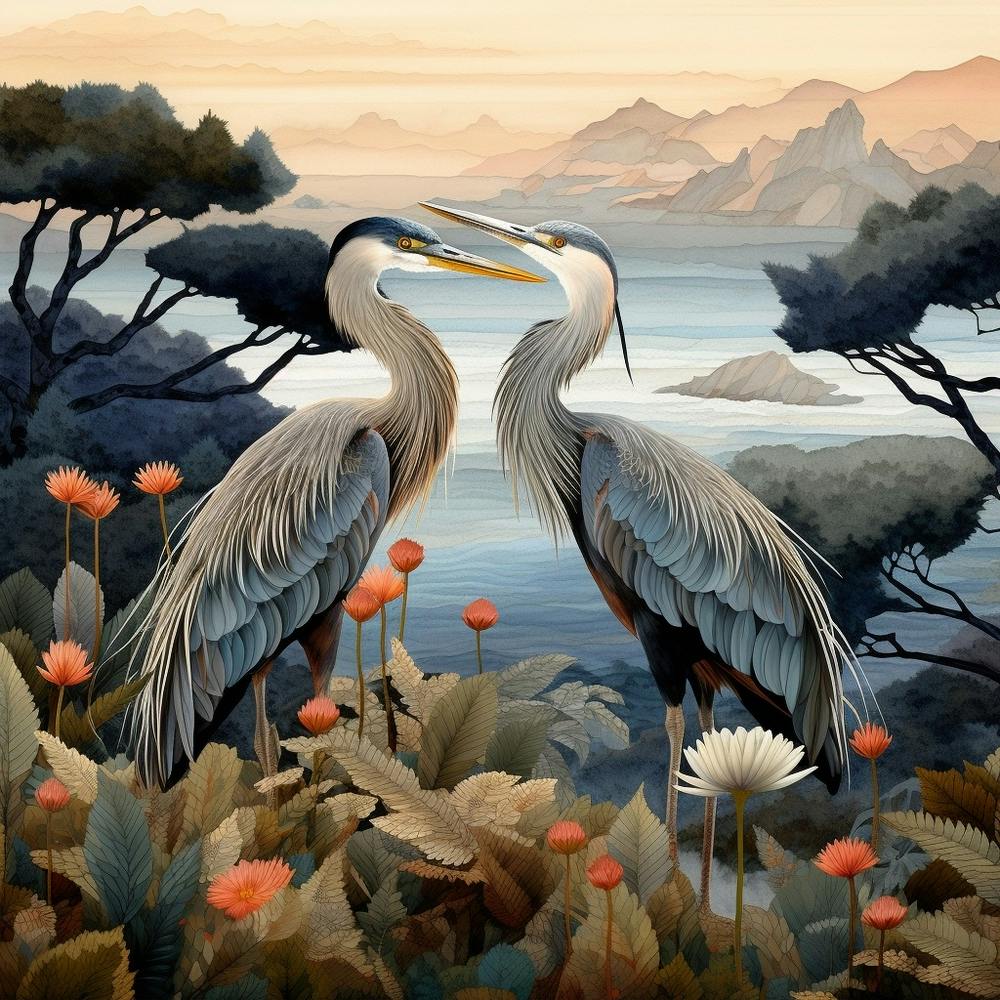 Bird In Nature Great Blue Heron 4