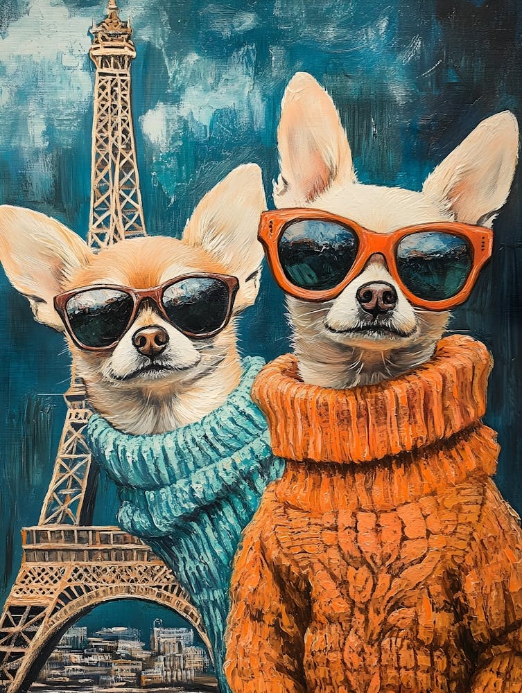 Autumn Chihuahuas In Paris 2