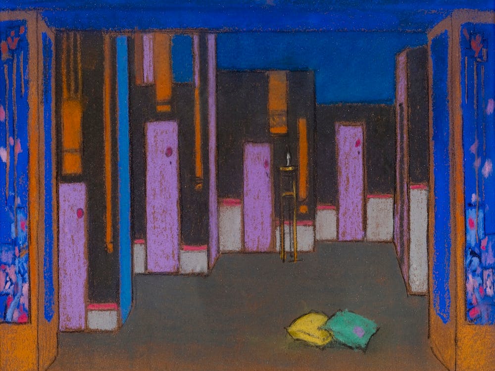 Hall With Doors (1915), Alice in Wonderland