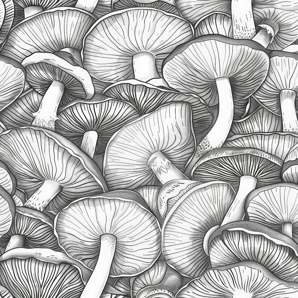 Mushroom Drawing