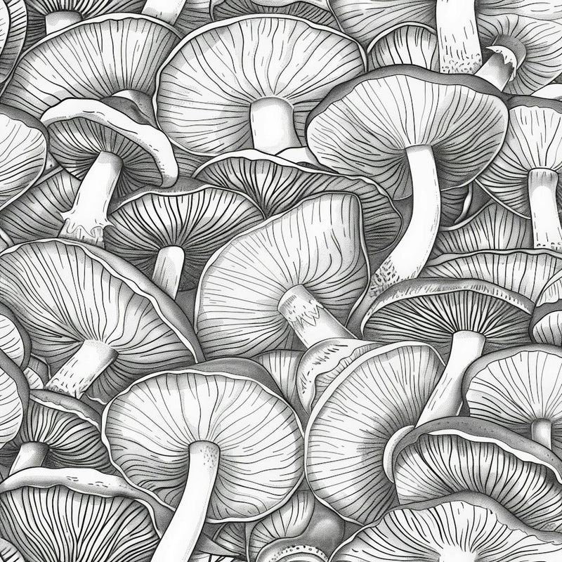 Mushroom Drawing