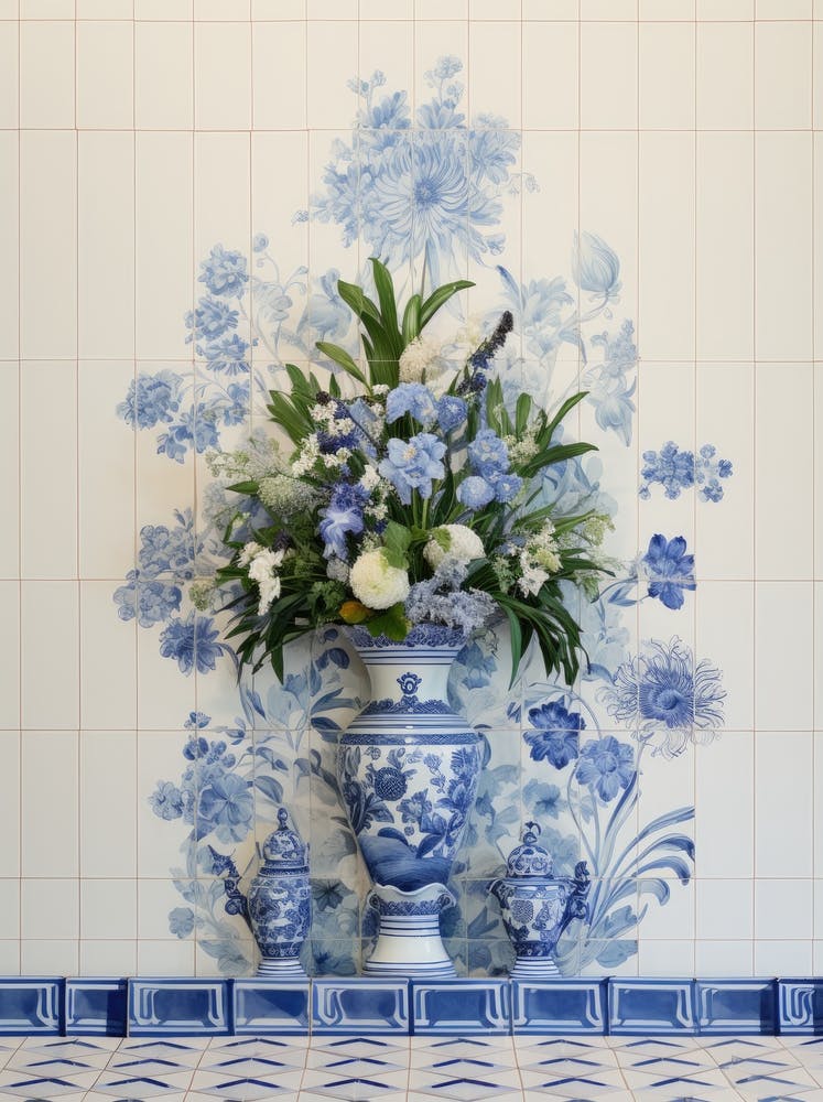 Blue And White Vase