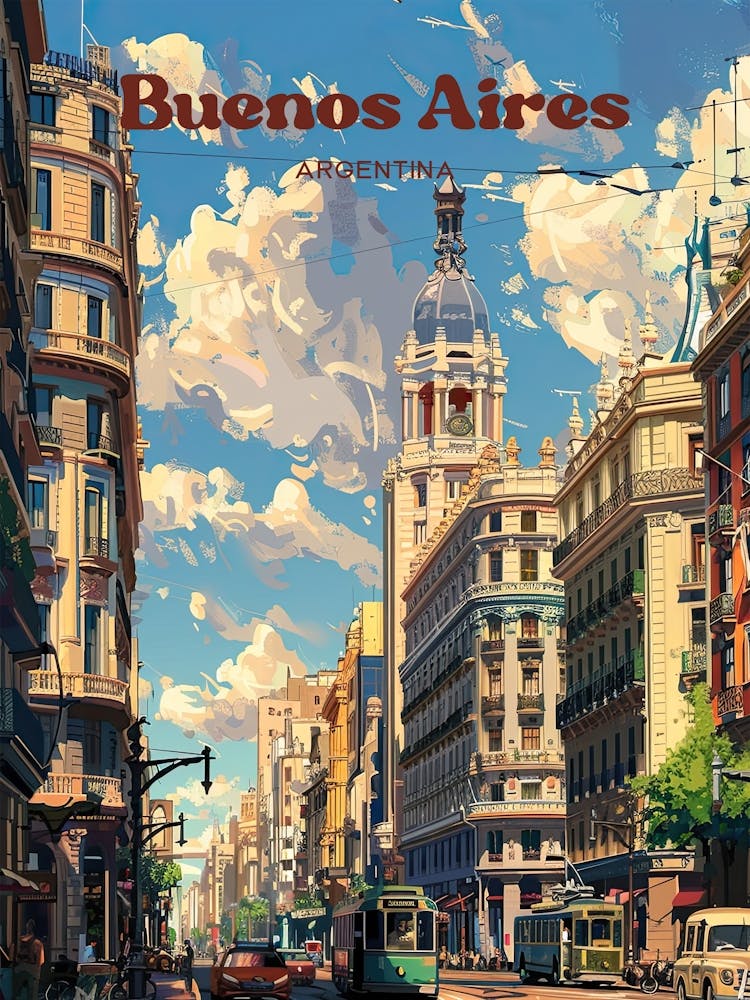 Buenos Aires Argentinien Architektur Digitale Reisekunst