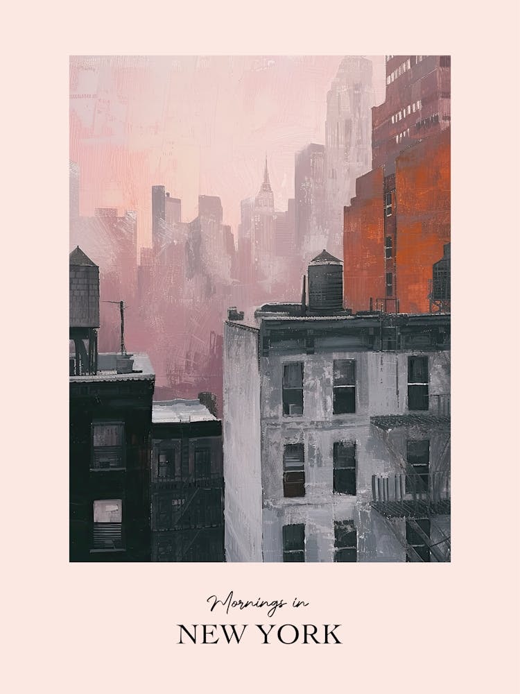 Mornings In New York Rooftops Morning Skyline 4
