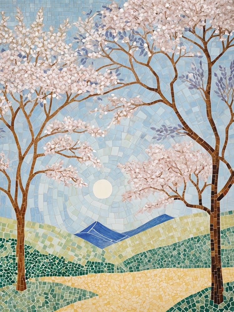 Cherry Blossoms Mosaic