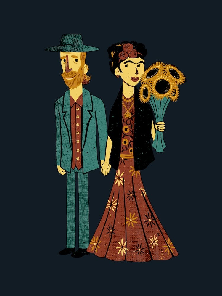 Love is Art Frida Kahlo and Van Gogh
