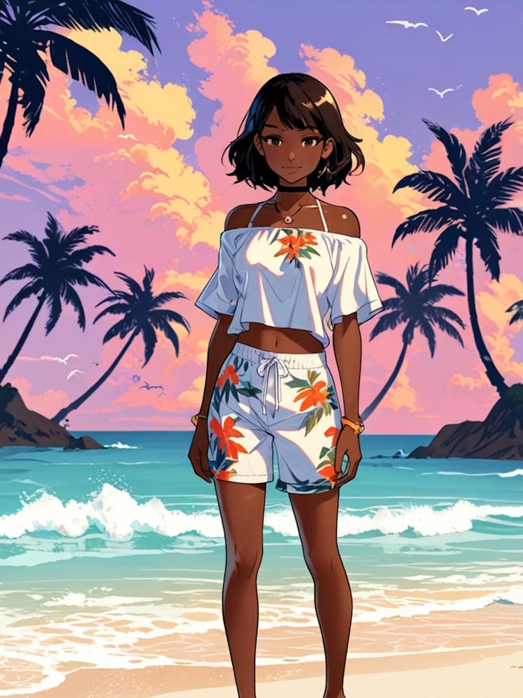 Girl On The Beach