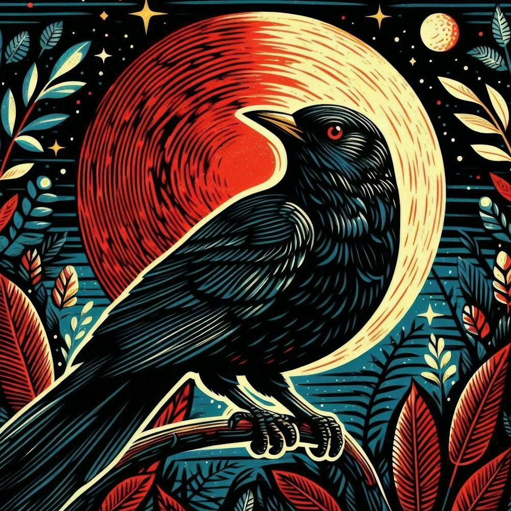 The Crow and Moon 11