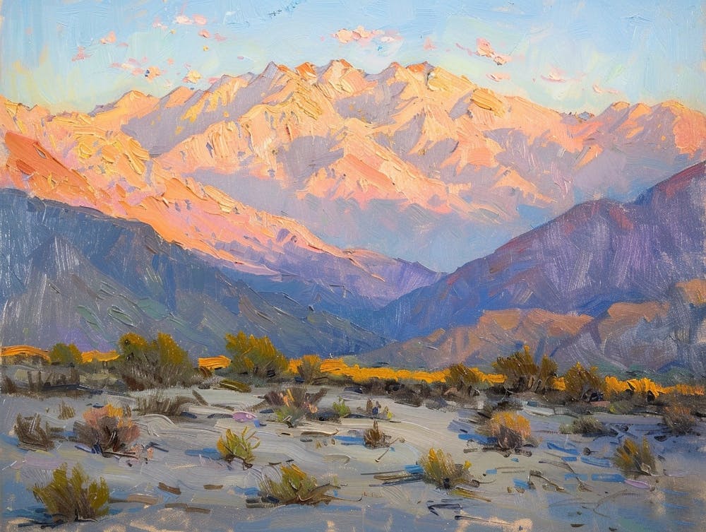 Western Sunset Landscapes Sierra Nevada 3