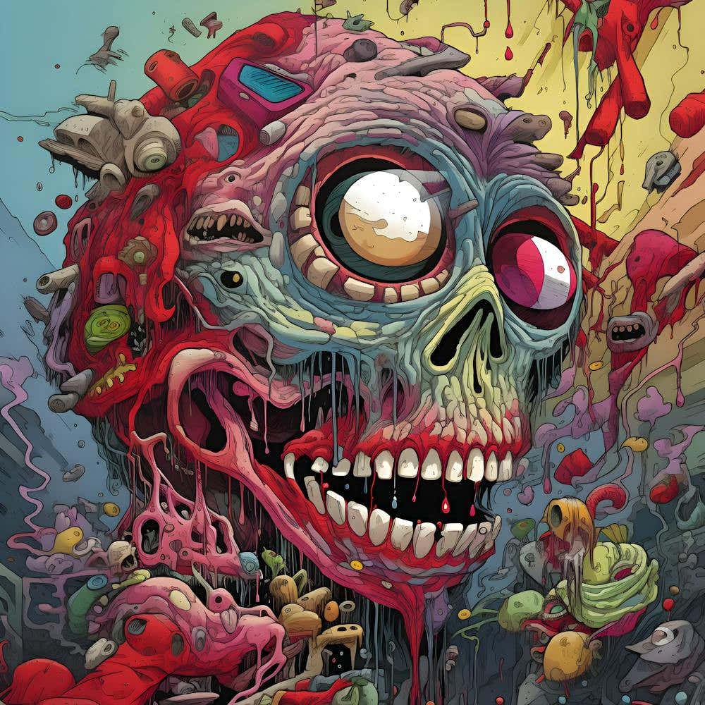 Zombie Skull