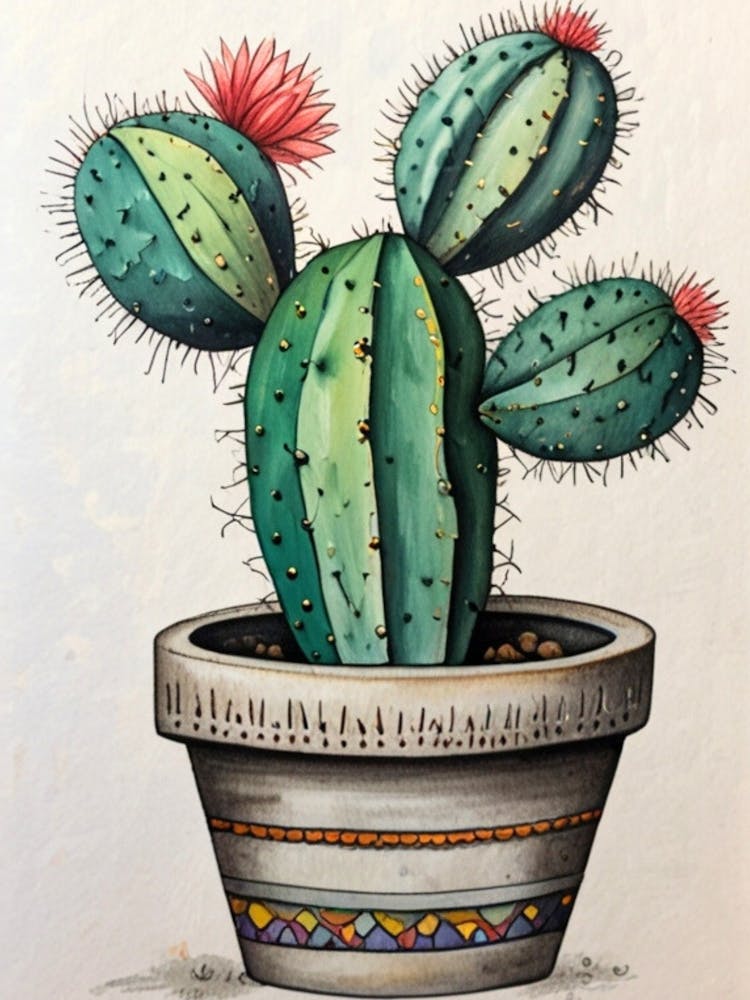 Cactus In Pot