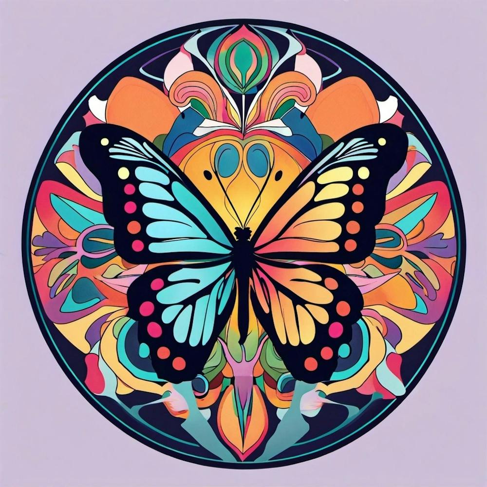 Butterfly Mandala