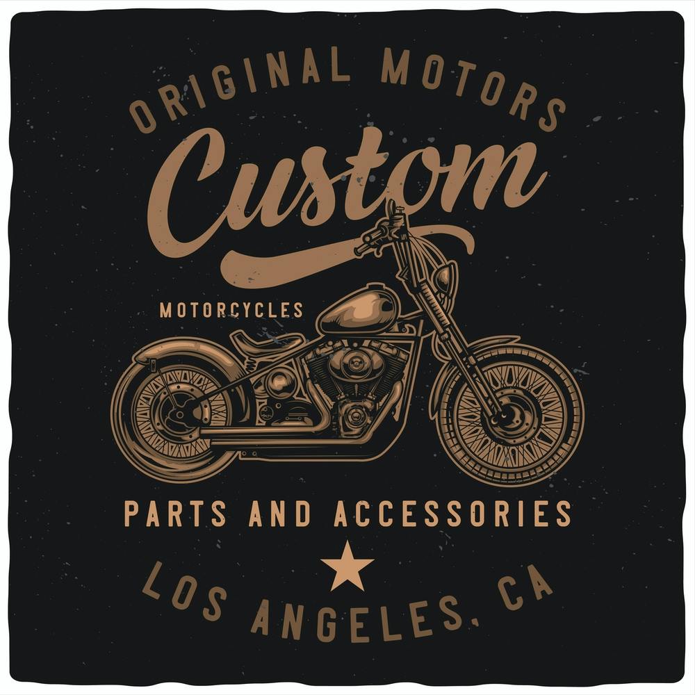 Vintage Motorcycle Logo